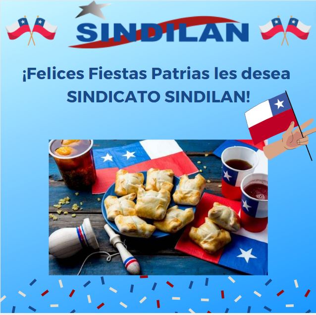 SINDILAN LES DESEA FELICES FIESTAS PATRIAS 2022