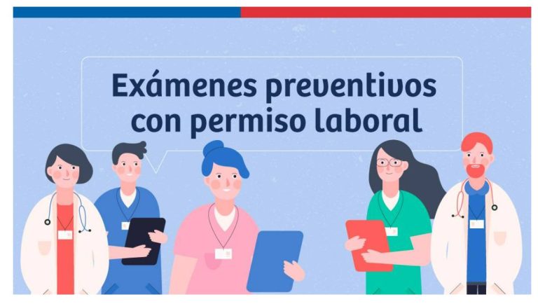 Permiso para exámenes PREVENTIVOS DE SALUD durante la jornada laboral